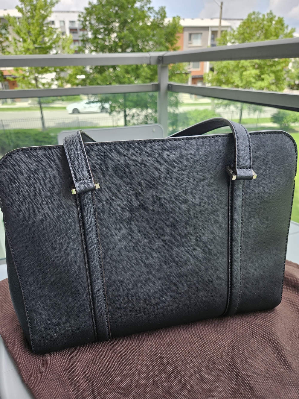 kate spade Black Leather Tote Bag - Picture 10 of 16